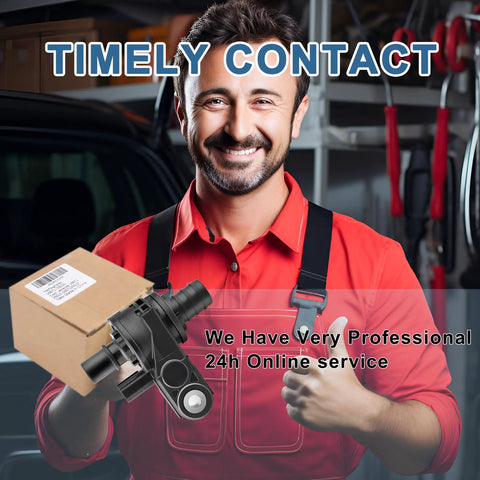 Heavy Duty Coolant Bypass Valve Replacement For Toyota Avalon Camry RAV4 Engine Cooling Flow Regulator Part 1667125010 in mechanic's hand.