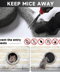 Cutting Extra Fine Steel Wool Mice Control 65Ft 0000 Barrier Filler Keeps Mice Out Of Holes And Gaps for pest prevention