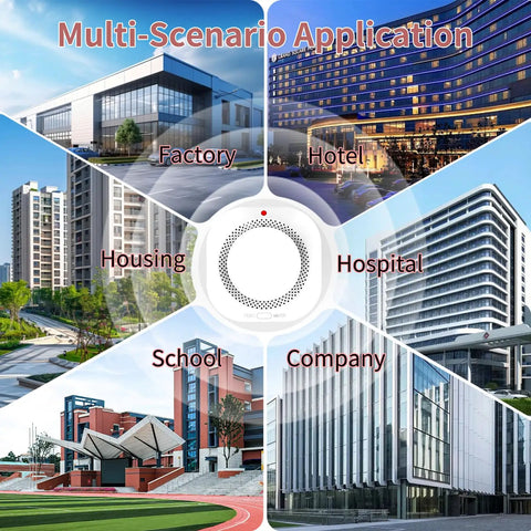 Dual Sensor Photoelectric Smoke Alarm Pack For Home Fire Safety With Easy Test And Mute Button And Low Battery Warning Fast Response To Fires No Fuss Install 12 Pack for hotel, school, hospital, factory, housing, and company use