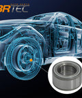 Illustration showing placement of Front Wheel Hub Bearing For Toyota 4Runner 1996-2002 Sequoia 2001-2007 Tacoma 1995-2004 Tundra 2000-2006