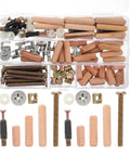 Durable Locking Cam Screws Kit For Furniture Hardware Replacement Includes 95 And 190 Piece Sets With Nuts Screws And Bolts