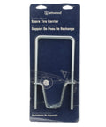 U Bolt Style Tire Carrier For Trailer Tongue Or Frame Mount Fits Four Or Five Lug Rims Holds Eight To Fifteen Inch Tires