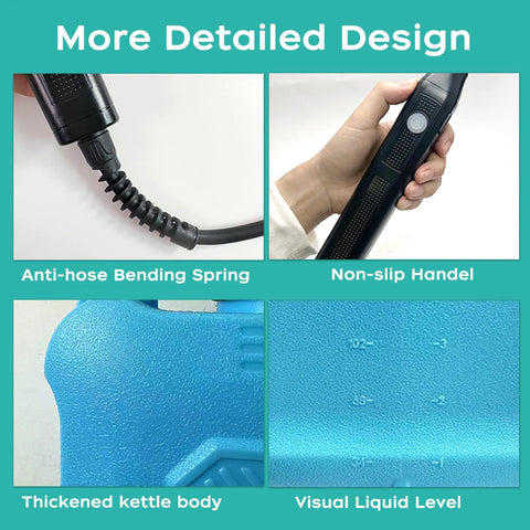 Battery Powered Garden Sprayer 2 Gallon Electric Sprayer With USB Rechargeable Battery design features and details