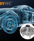 Beefed-Up Front Wheel Hub Assembly Pair For Mazda 3 2005-2013 Mazda 3 Sport 2009-2013 And Mazda 5 2006-2015 in diagram view