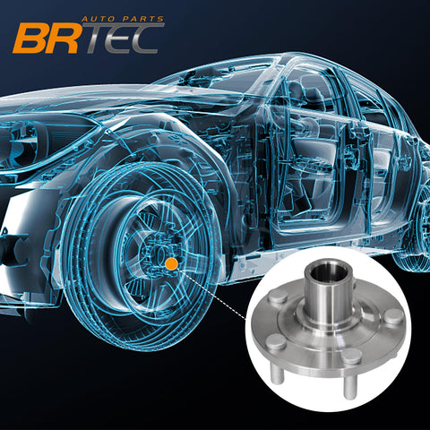 Beefed-Up Front Wheel Hub Assembly Pair For Mazda 3 2005-2013 Mazda 3 Sport 2009-2013 And Mazda 5 2006-2015 in diagram view