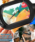 10X Optical Grade Glass Rectangular Magnifier With Light and Stand, adjustable gooseneck close work craft hands free use
