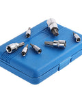 Torx Bit Socket Set 13 Piece T8 Through T60 With Star And Torx Bits in blue case, S2 steel for precision repairs.