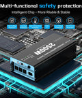 2500W Sump Pump Battery Backup System With Pure Sine Wave Inverter Charger on circuit board depicting safety protection features