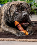 Large dog chewing Made In USA Premium Beefhide Dog Chews Assorted Bones And Rolls For Strong Chewers Beef And Chicken Flavor