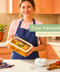 Ziruma Non Toxic Electric Vacuum Pump Auto Seal Rechargeable Sealer Only For Food Storage, compact kitchen aid in use.
