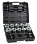Bushing Press Kit With 27pc Pull And Press Sleeve Set For Wheel Bearings And Bushing Removal And Installation, Versatile Tool For Cars, Light Commercial Vehicles And Heavy Duty Trucks, black case