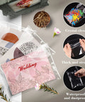 Crystal Clear 11x14 Self Sealing Sleeves Pack Of 100, 1.6 Mil Acid Free Resealable Bags showcasing artwork, with features listed.
