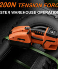 Heavy Duty Workhorse Electric Strapping Machine For Pallet Wrapping handles 3/8 To 3/4 Inch PP PET Straps with digital display and tension force