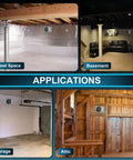 Various applications of the 260CFM Crawl Space Ventilator Fan With Humidistat And Dehumidistat, 6.7 Inch Vent in different spaces
