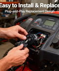 Hands installing Starter Ignition Switch With 2 Keys 01588300 15883 Compatible With Ariens Zoom ZT Series mowers