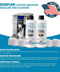 Descale Kit For Keurig 1.0 And 2.0 Coffee Makers And Espresso Machines, Descaler Solution With Four Uses Plus Four New Filters, Made In The USA