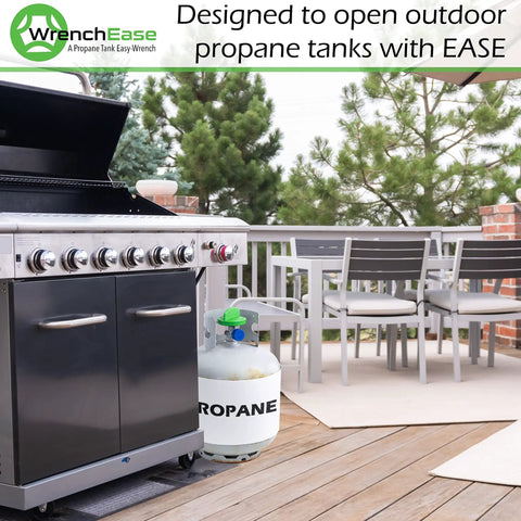Non Slip OPD Propane Tank Valve Wrench For BBQ Grills, RV Tanks, ideal for use with outdoor patio grill