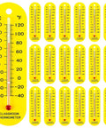 24 Pack Classroom Thermometers With Dual Scale For Boiling Point And Lab Experiments Student Science Thermometers Bulk For Indoor Classrooms Teaching Tools You Can Count On Yellow