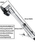 3 Inch Pneumatic Cut Off Tool With Extended Handle And Stepless Speed Dial Runs Cool And Cuts Through Welds Fast Spinning 18000 Rpm, metal cutting tool with aluminum alloy frame.