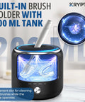 No Sweat Premium Ultrasonic Retainer And Denture Cleaner Machine 45khz With 200ml Stainless Steel Tank for cleaning toothbrushes.