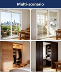 Silent Gliding Sliding Cabinet Door Hardware Kit With Nylon Wheels installations in various home scenarios
