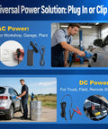 Heavy Duty Electric Drum Barrel Pump For 55 Gallon Drums dual power AC use in garage and DC use in truck for fluid transfer.