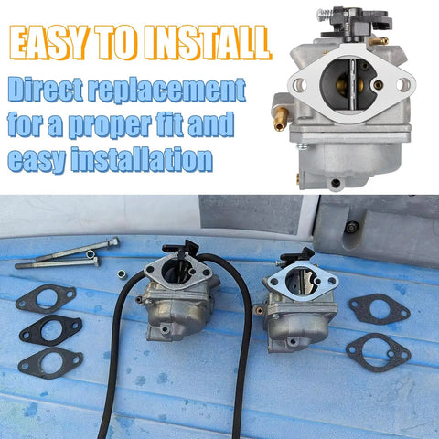 Plug And Play Boat Motor Carburetor Replacement 3R1-03200-1 setup with parts for installation