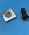 Solid Grade 12 9 Alloy Steel M6 X 15mm Flat Torx Head Machine Screws Metric Star Socket Fasteners Full Thread Carbide Insert Replacement 10 Piece Kit displayed with a washer.
