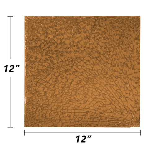 Copper Reflective Fire Glass 10 Lbs For Propane Fire Pit One Half Inch Sparkly Fireplace Glass Rocks 12x12 inch sample
