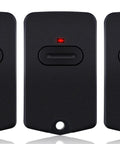 Three black 3 Channel Gate Opener Remote Replacement 318MHz 9 Dip Switches for Mighty Mule GTO Pro Access Gate Openers