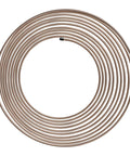 Copper-nickel brake line coil, 3/16 in tubing, 25 ft, copper color