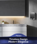 Two Pack Commercial Hand Dryer For Bathrooms Ultra Fast Drying In 9 To 11 Seconds High RPM Motor Stainless Steel Finish Built In Air Filter