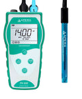 Value Series Pro Grade Portable Handheld pH Meter Kit With Auto Calibration, Multi Point Slope Data Display, IP57 Rugged