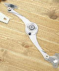 Soft Close Lift Up Wardrobe Hinge Set With Stay Buffer Damper Folding Cabinet Hinges Adjustable Stop In Any Position Easy Install