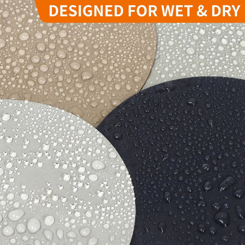 Close-up of Turn Your Drill Into A Sander With This 45 Pack 5 Inch Wet Dry Sanding Discs Kit showing wet surface texture