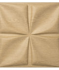 Brown Wood 3D Flower PVC Wall Panels Set Of 12 Covers 32 Sq Ft Dope Home Decor For Living Room Bedroom Office Lobby Easy Glue Or Command Strip Install