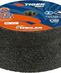 Heavy-Duty Tiger ZIRC Type 11 Flaring Cup Wheel ZA16-R, 6/4-3/4 x 2 x 5/8-11, for metalworking with zirconia grain