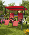 Reinforced RipLock 350 Replacement Canopy Top For Mainstays Big And Tall Bungee Swing RTS487H MS18 301 004 04 over swing