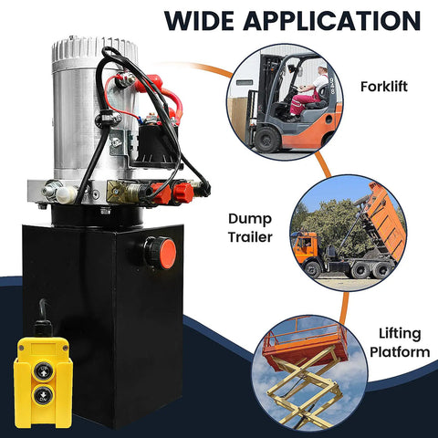 Skip The Cheap Parts This Badass 12V Electric Hydraulic Pump And Power Unit Brings Rock Solid Performance To Dump Trailers With A 6 Quart Double Acting Tank That Runs Zero Drama