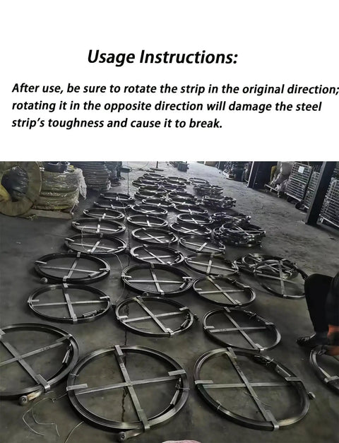Manual Heavy Duty Drain Snake And Sewer Cleaning Rod Kit Forged From Tough As Nails Steel displayed with usage instructions.
