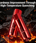 Super Tough Heavy Duty Forged Steel Thread Retapper And Broken Bolt Extractor built for gritty plumbing repairs and stripped valve threads, high-temperature quenching.
