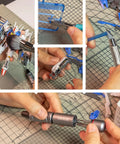 Premium Model Building Tool Kit For Gundam And Plastic Models, Precision Hobby Tools For Detailing And Repair in use