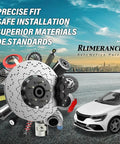 Bulletproof Eight Piece Front Upper And Lower Control Arm Bushing Kit For Nissan Frontier displayed with other automotive parts.