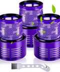 3 Pack SV12 V10 Vacuum Filters for Dyson V10 Animal Absolute Total Clean Cyclone Cordless Vacuum Washable Replacement Filters
