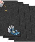 4 Pack 36 By 72 Inch Oil Spill Mats For Under Car And Garage Drips Absorbent Pads With Rubber Backing Reusable Washable Non Slip Floor Protector