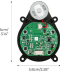Plug and Play Laser Distance Sensor Replacement For Roborock Q Revo And P10 Robot Vacuums, showing circuit board and dimensions.