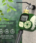 Garden Hose Timer With 360 Degree Brass Swivel, Waterproof Irrigation Timer With One Outlet Mounted on Wall