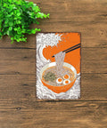 Vintage Ramen Wave Metal Tin Sign Wall Art 8x12 Inch for home office garage decor aluminum dope rustic poster over wood surface