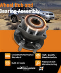 Two Piece Beefy Rear Wheel Bearing And Hub Assembly 512401 Fit Scion FRS 2013 2016 Subaru BRZ 2013 2019 Forester 2009 2013