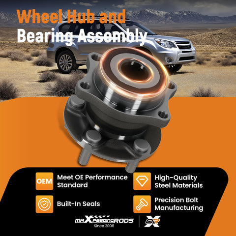 Two Piece Beefy Rear Wheel Bearing And Hub Assembly 512401 Fit Scion FRS 2013 2016 Subaru BRZ 2013 2019 Forester 2009 2013